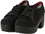 ܂ނ CLOSSHI Tank sole lace-up shoes